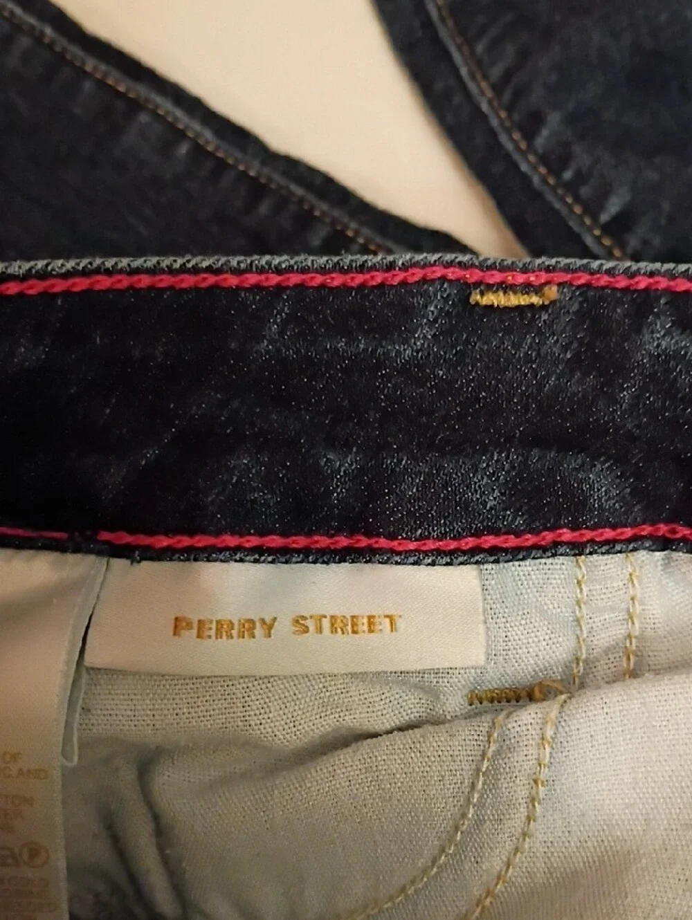 kate spade Dark Blue Bootcut Jeans with Contrast Stitching